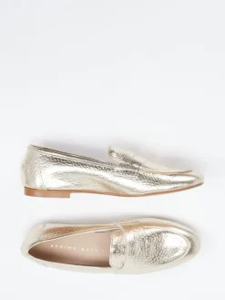 – Slipper aus Metallicleder goldfarben-Andrea Puccini Hot