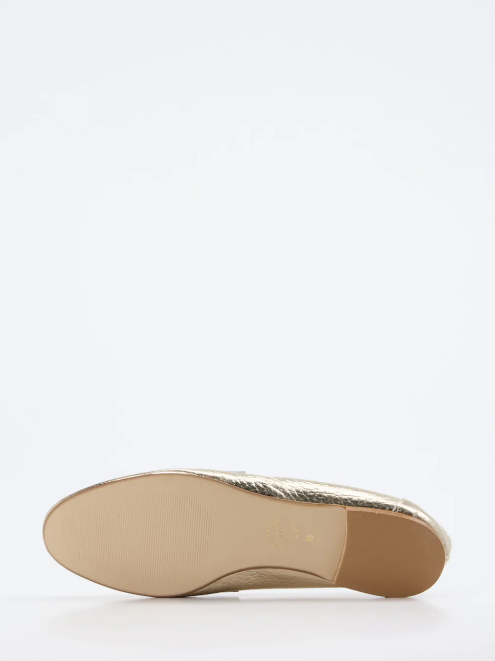 – Slipper aus Metallicleder goldfarben-Andrea Puccini Hot