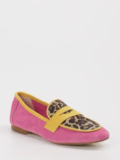 – Slipper aus Veloursleder mit Animal-Print-Andrea Puccini Sale
