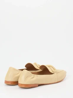 – Slipper aus Lammleder in Beige-Andrea Puccini Clearance