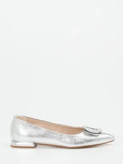 – Spitzballerinas aus Metallicleder-Andrea Puccini Outlet