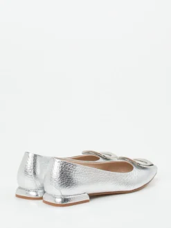 – Spitzballerinas aus Metallicleder-Andrea Puccini Outlet