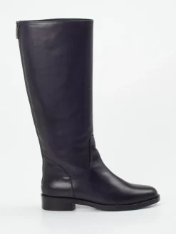 – Stiefel aus Kalbleder tiefdunkel violett-Andrea Puccini Online