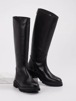 – Stiefel aus Kalbleder-Andrea Puccini Discount