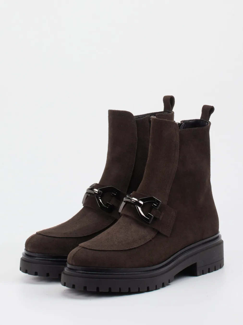 – Stiefeletten aus Veloursleder-Andrea Puccini Clearance