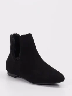 – Stiefelette aus Veloursleder-Andrea Puccini Discount