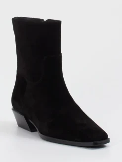 – Stiefeletten aus Veloursleder-Andrea Puccini Outlet