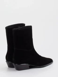 – Stiefeletten aus Veloursleder-Andrea Puccini Outlet