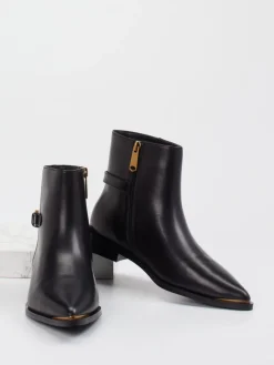 – Stiefelette aus Glattleder-Andrea Puccini