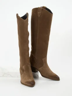 – Western-Boots aus Veloursleder-Andrea Puccini Outlet