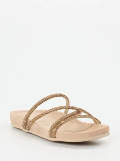 – Zehentrenner aus Metallicleder farben-Andrea Puccini Sale