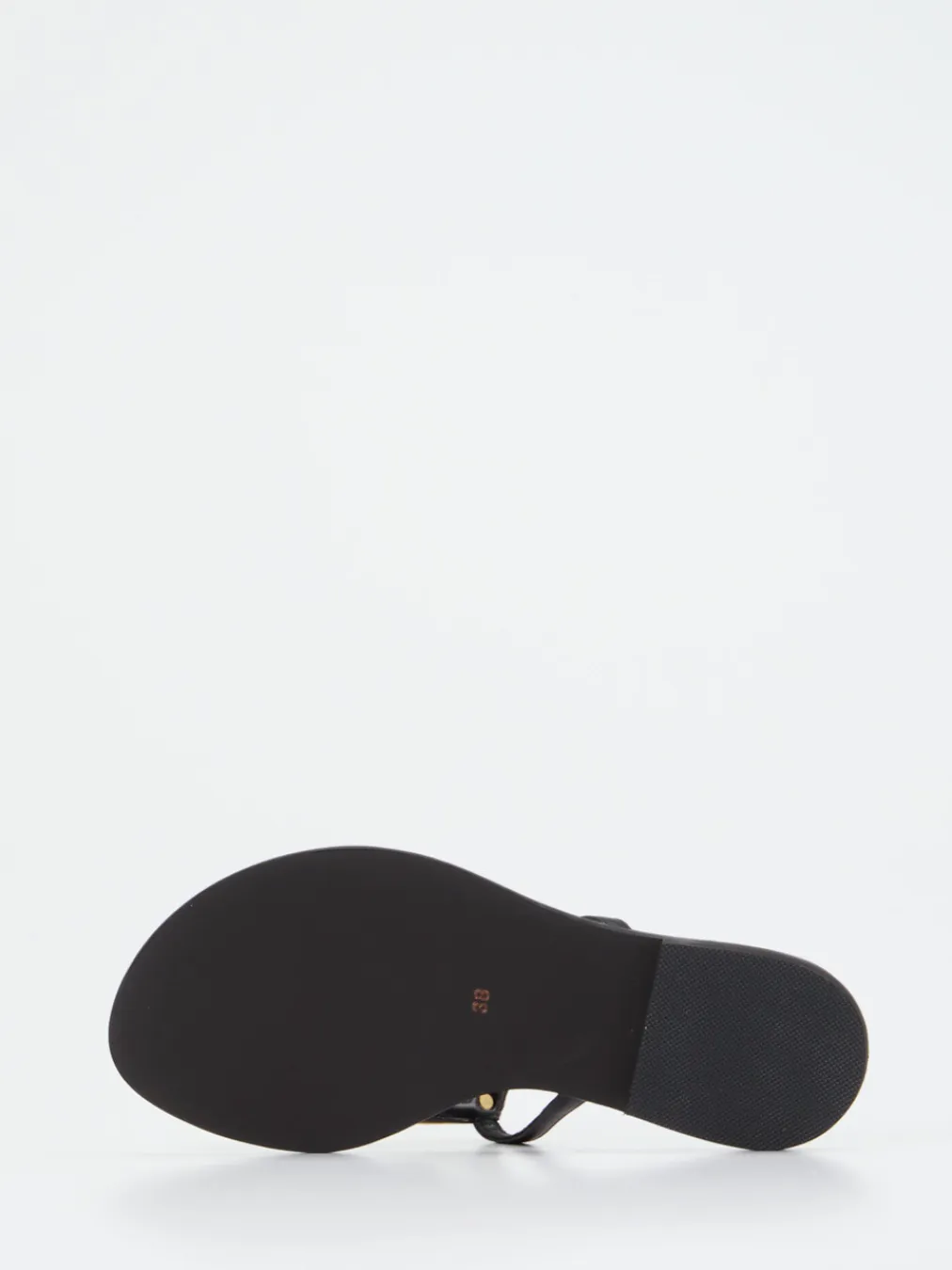 – Zehentrenner aus Leder mit Gold-Applikation-Andrea Puccini Clearance