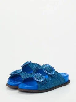 – Zweiriemer-Pantolette aus Textil-Andrea Puccini Best