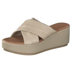 – Plateau-Pantolette aus Kalbleder Beige-Andrea Sabatini