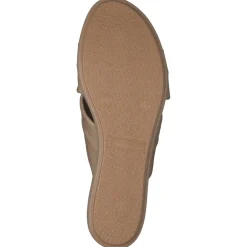 – Plateau-Pantolette aus Kalbleder Beige-Andrea Sabatini