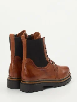 – Schnürboots aus Kalbleder cognac-Andrea Sabatini New