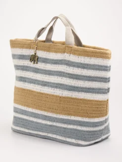 – Shopper aus Textil im Streifen-Design-ANOKHI Best