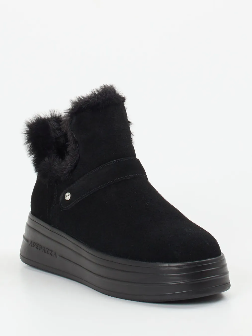 – Stiefeletten aus Veloursleder-Apepazza Best