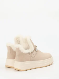 – Stiefeletten aus Veloursleder-Apepazza Outlet