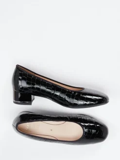 – Blockabsatz-Pumps aus Lackleder-Ara Discount