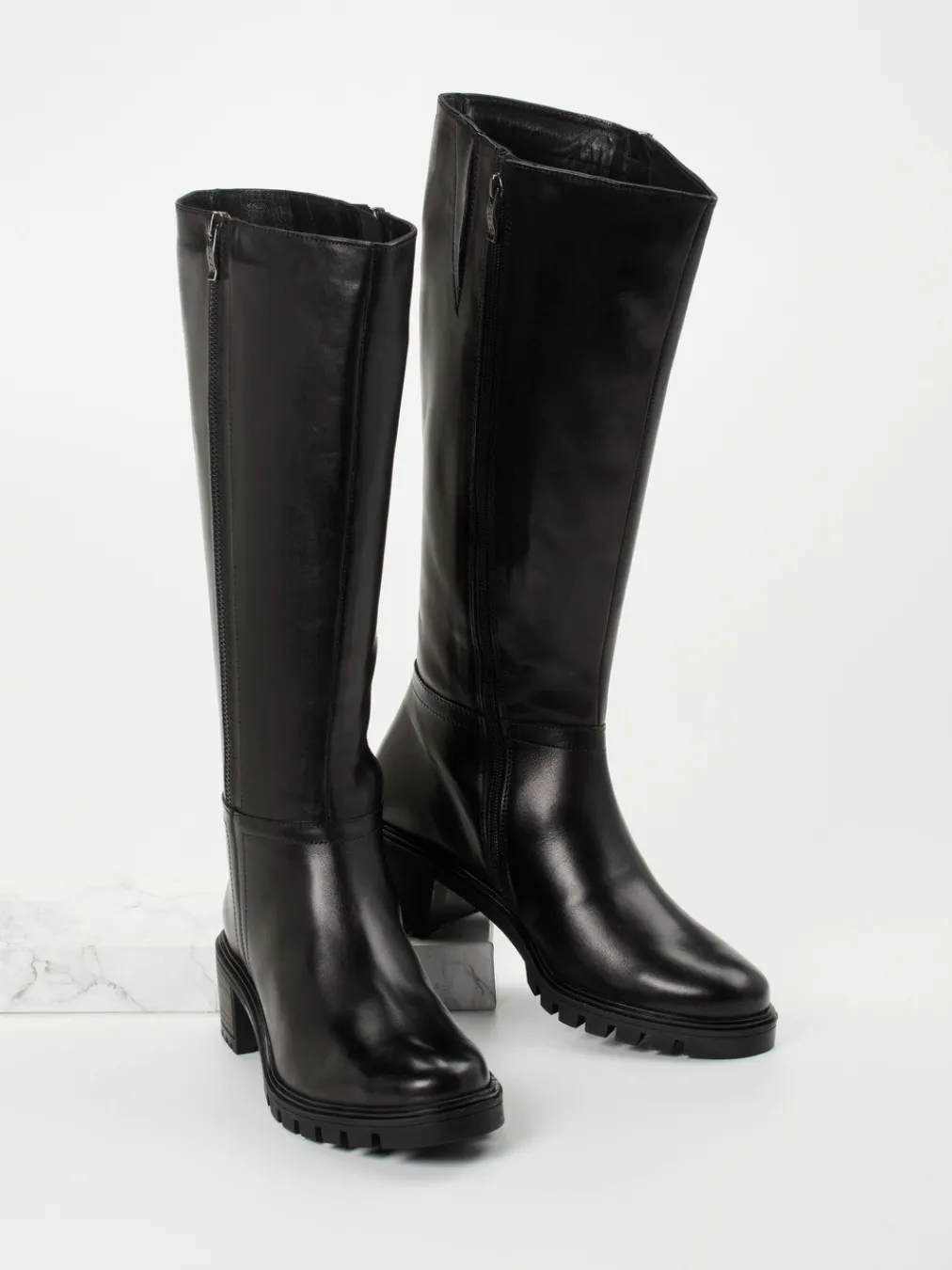 – Kniehohe Stiefel aus Kalbleder-Ara Discount