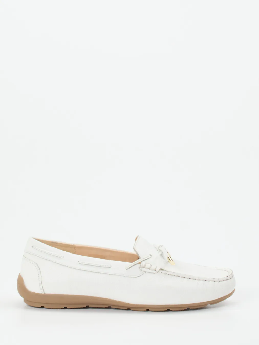 – Mokassin aus Hirschleder in Offwhite-Ara Hot