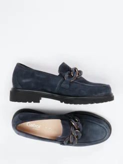 – Slipper aus Veloursleder Dunkel-Ara