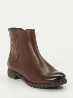 – Stiefelette aus Kalbleder dunkel-Ara Outlet