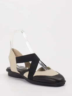 – Geschlossene Zehensandalen aus Leder Beige-Arche Outlet