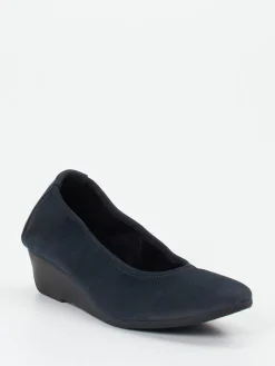 – Keilpumps aus Nubukleder Dunkel-Arche New