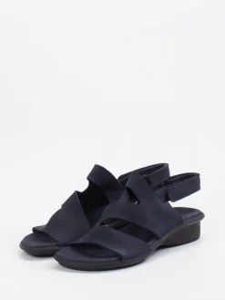 – Komfortsandale aus Nubukleder Dunkel-Arche New