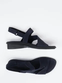 – Komfortsandale aus Nubukleder Dunkel-Arche New