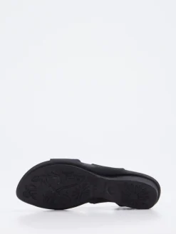 – Komfortsandale aus Nubukleder Dunkel-Arche New