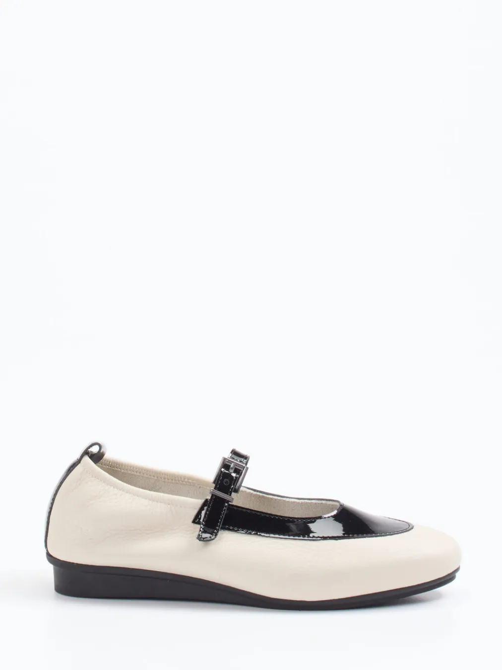 – Mary Jane Ballerinas aus Nubukleder creme-Arche Best