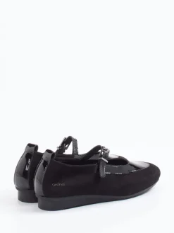 – Spangenpumps aus Lackleder und Veloursleder-Arche Sale