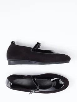 – Spangenpumps aus Lackleder und Veloursleder-Arche Sale