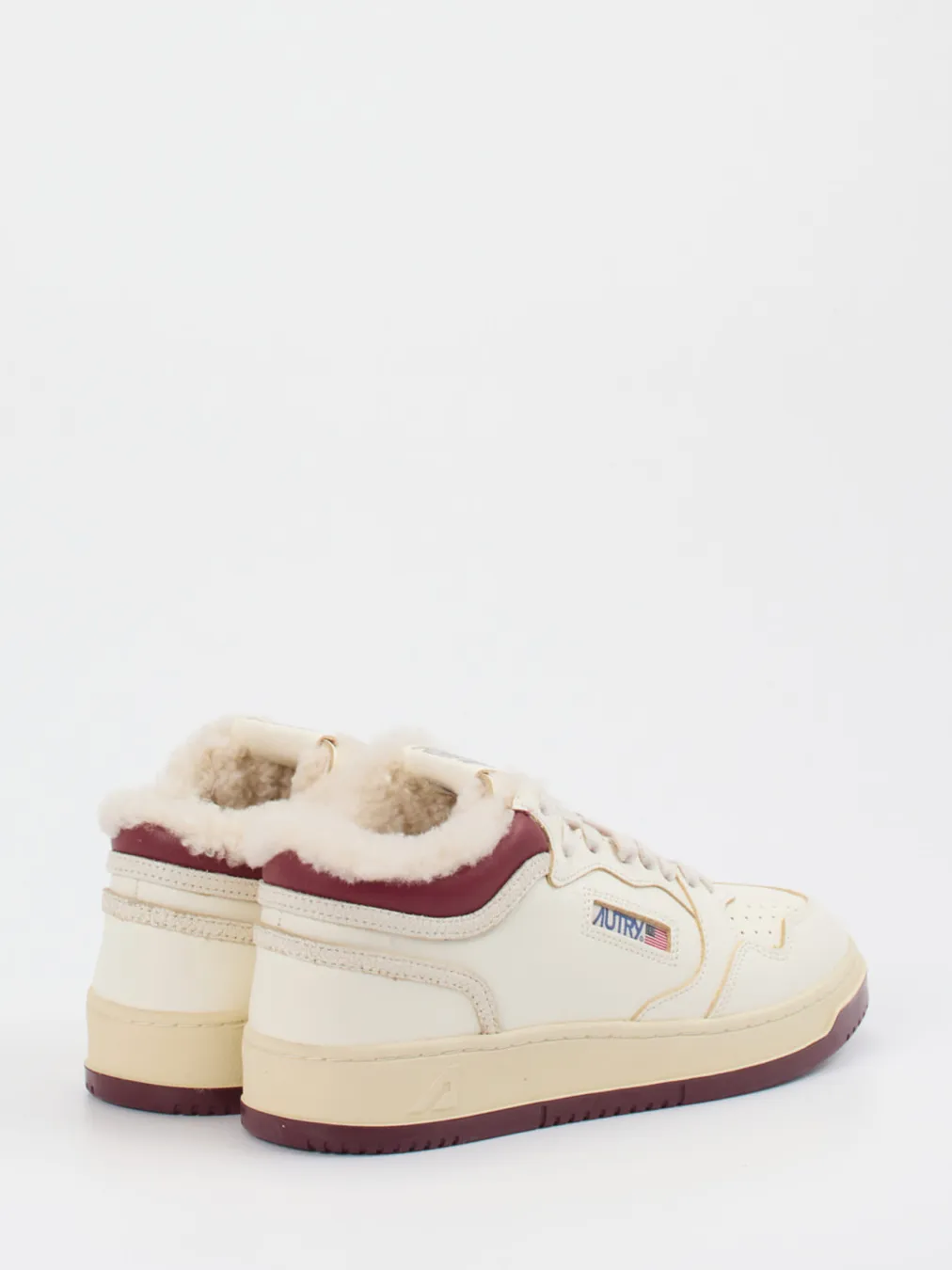 – Sneaker aus Leder creme mit Fütterung-Autry New