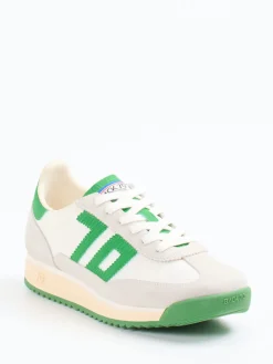 – Retro-Runner aus Veloursleder und Textil-Back 70