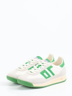 – Retro-Runner aus Veloursleder und Textil-Back 70