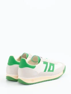 – Retro-Runner aus Veloursleder und Textil-Back 70