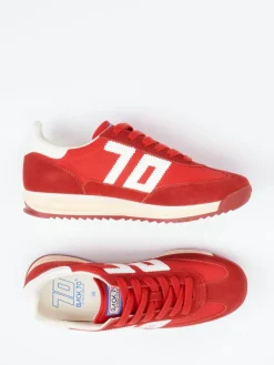 – Retro-Runners aus Nylon und Veloursleder-Back 70 Online