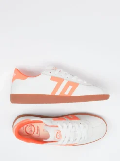 – Retro-Sneaker aus Kalbleder Offwhite-Back 70 Best