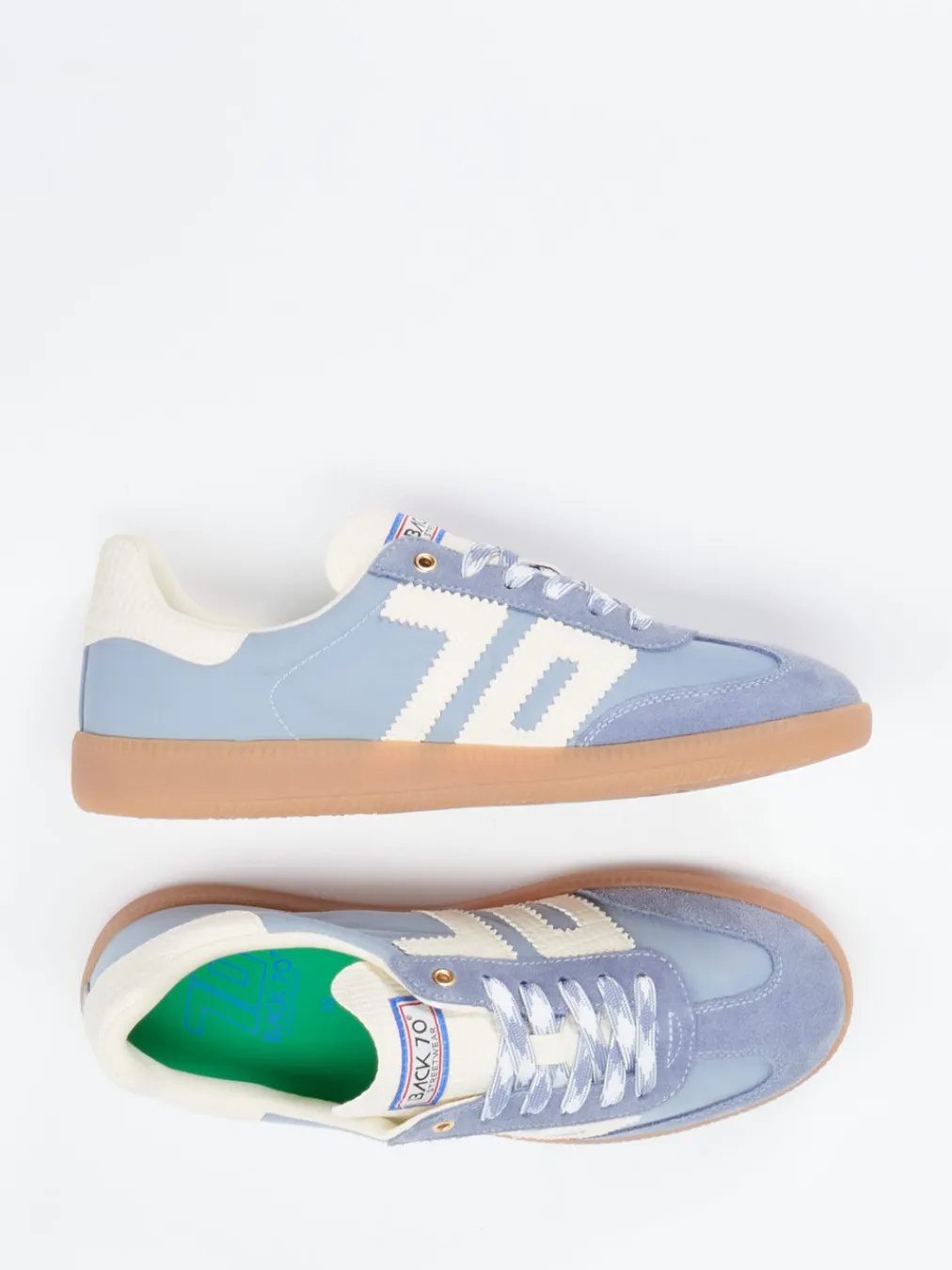 – Retro-Sneaker aus Veloursleder Pastell-Back 70 Best