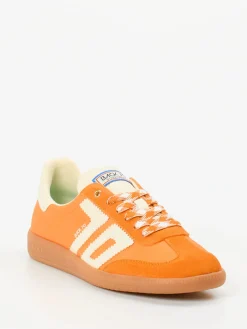 – Retro-Sneaker aus Velour/Textil-Back 70