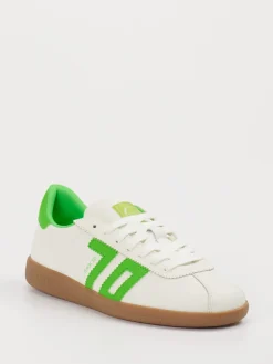 – Sneaker aus Kalbleder in -Grün-Back 70 Hot