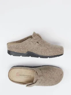 – Clogs aus Filz in Beige-Berkemann