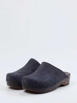 – Clogs aus Veloursleder Dunkel-Berkemann Online
