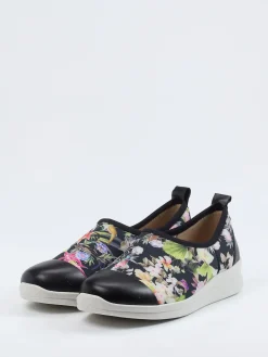 – Slip-On Sneaker aus Stretch mit Floralprint-Berkemann Online