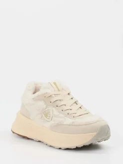 – Chunky Sneaker aus Textil in-Blauer Sale