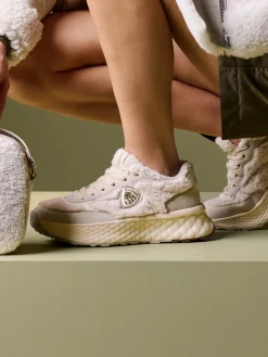 – Chunky Sneaker aus Textil in-Blauer Sale